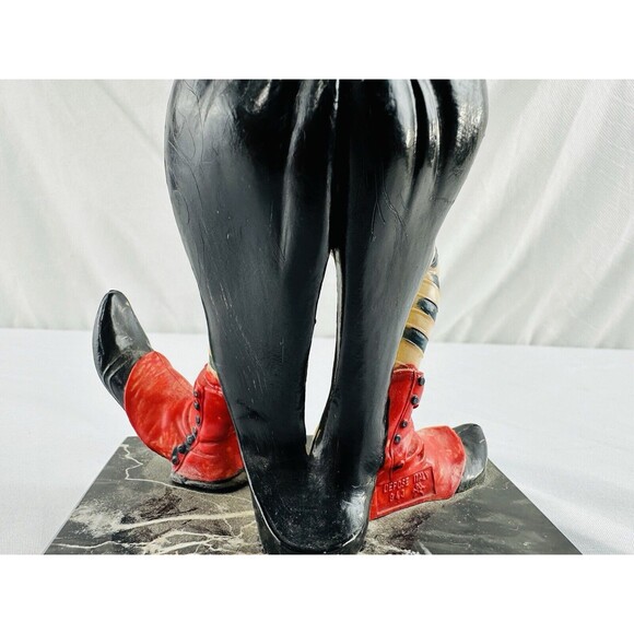 Vintage Fontanini Depose Italy 943 Silly Clown Figurine On Carrara Marble Base - Picture 14 of 16